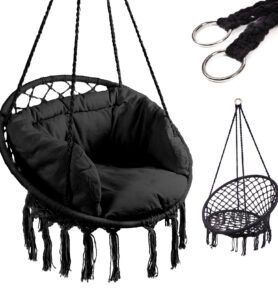 Houpací hnízdo BLACK 80 cm se sedáky PATIO