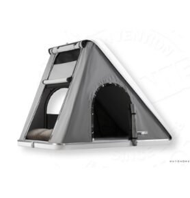 Střešní stan AUTOHOME 2.0 SMALL 130x210cm, barva: šedá, kryt bílý