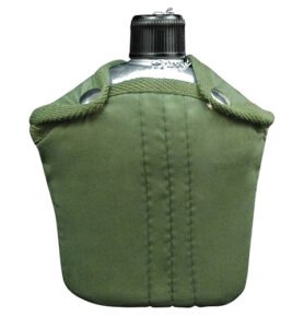 ROTHCO láhev polní hliníková s obalem US na druky ZELENÁ