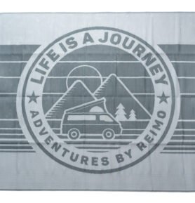 REIMO TENT Koberec k markýze "Život je cesta" - 250 x 340 cm