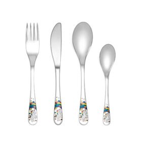 Zilverstad Dětská sada příborů Jednorožci (4ks)