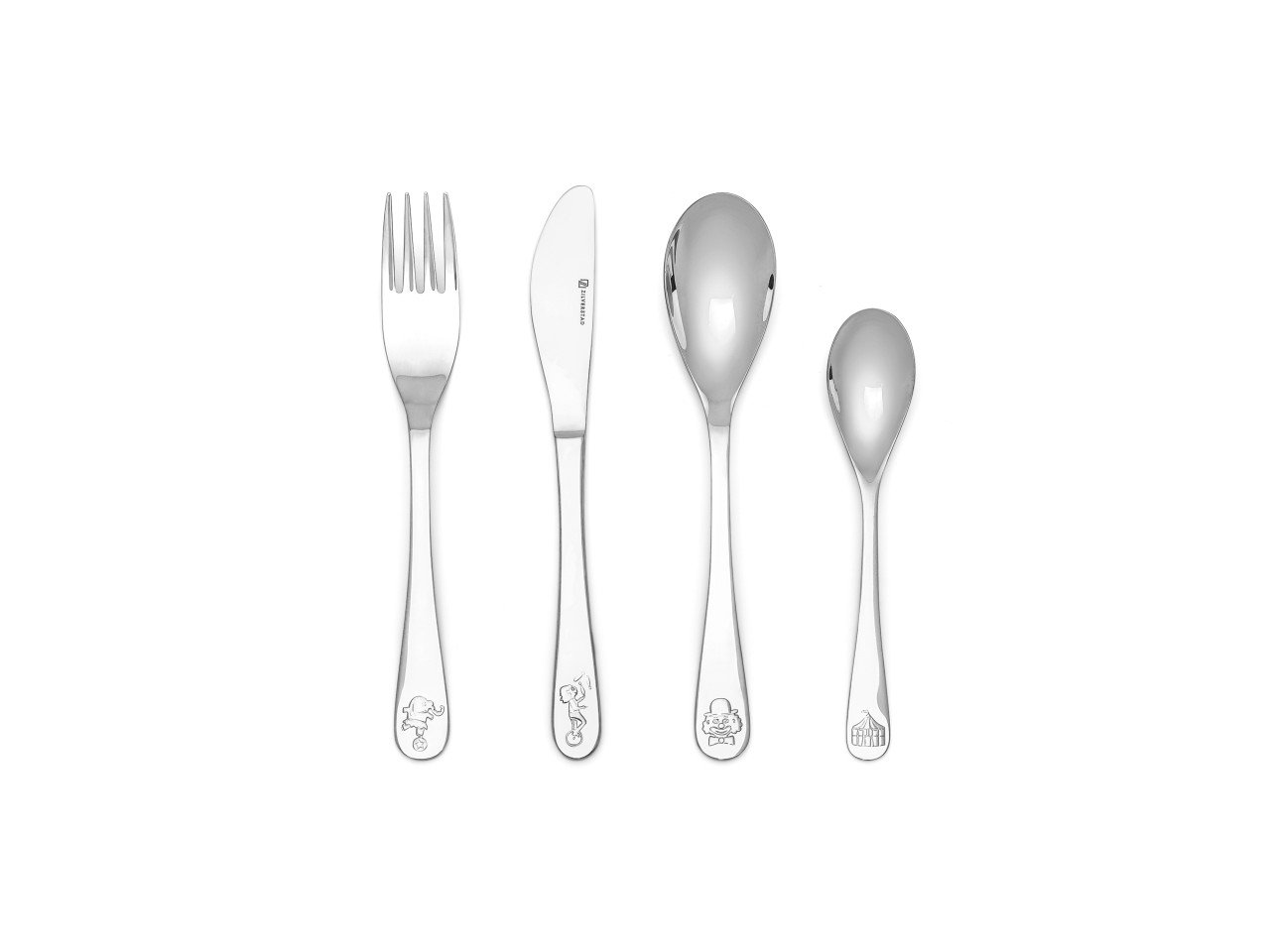 Zilverstad Dětská sada příborů Cirkus (4ks)