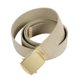 ROTHCO opasek se zlatou sponou 160 cm KHAKI