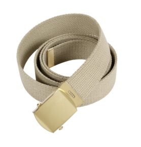 ROTHCO opasek se zlatou sponou 160 cm KHAKI