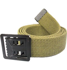 ROTHCO opasek KHAKI s černou provlíkací sponou 110 cm