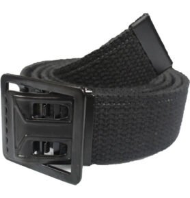 ROTHCO opasek ČERNÝ s černou provlíkací sponou 135 cm