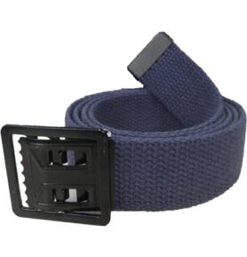 ROTHCO opasek MODRÝ s černou provlíkací sponou 135 cm