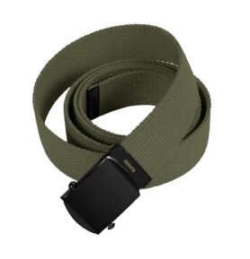 ROTHCO opasek s černou přezkou ZELENÝ vel.135