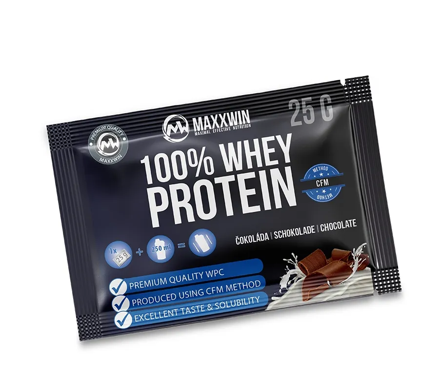 MAXXWIN PROTEIN 100% WHEY 80 čokoláda 25 g