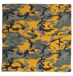 ROTHCO šátek 68 x 68 cm JUMBO URBAN CAMO YELLOW