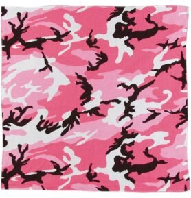ROTHCO šátek 68 x 68 cm JUMBO PINK CAMO