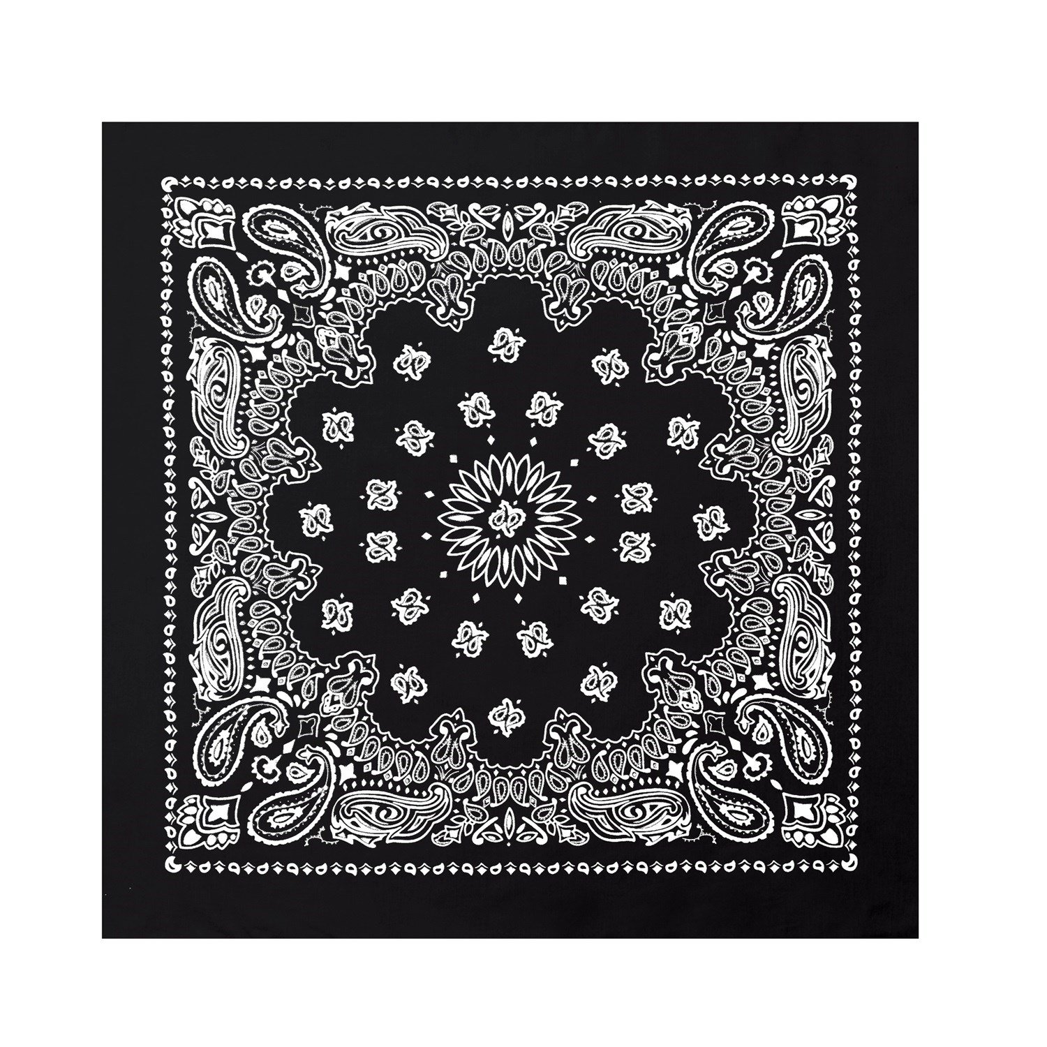 ROTHCO šátek JUMBO TRAINMEN / WESTERN velký ČERNÝ