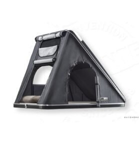 Střešní stan AUTOHOME 2.0 SMALL 130x210cm, barva: šedá, kryt černý