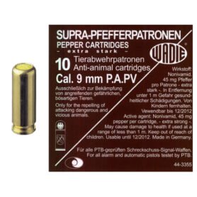 WADIE náboj pepřový P.A. PV SUPRA PFEFFER 9 mm 10ks pistole