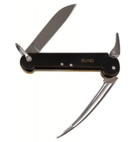 FOX Outdoor nůž zavírací BW MARINE/MECHANIK s bodcem ČERNÝ repro