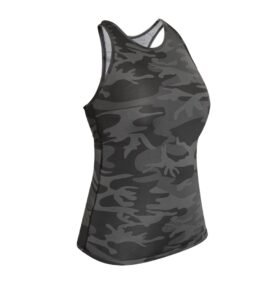 Tílko dámské WORKOUT BLACK CAMO vel. S