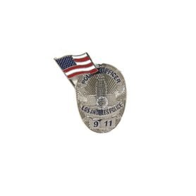 101INC odznak POL. OFFICER LOS ANGELES POLICE 9 11