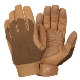 Rukavice MILITARY MECHANICS COYOTE BROWN vel. XL