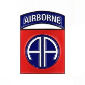Znak kovový 82nd Airborne Division se samolepou
