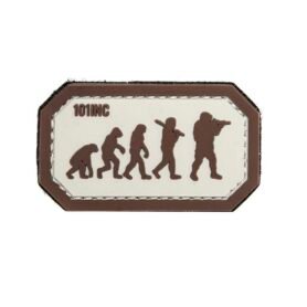 101INC nášivka AIRSOFT EVOLUTION velcro 3D PVC DESERT