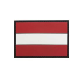 101INC nášivka vlajka RAKOUSKO barevná plast VELCRO 8x5cm