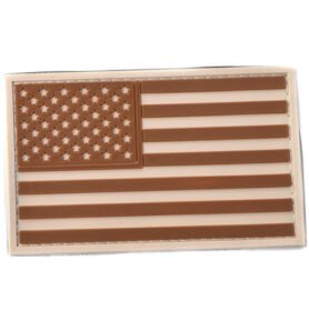 Nášivka VLAJKA USA plast DESERT