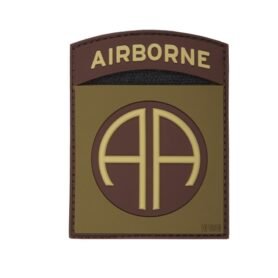 101INC nášivka 3D plastová AIRBORNE 82nd COYOTE