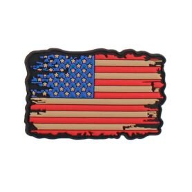 101INC nášivka velcro 3D plastová VLAJKA USA