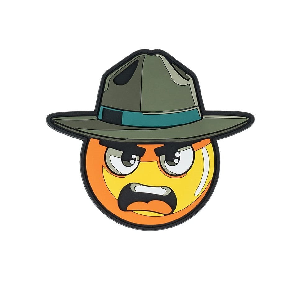 101INC nášivka 3D plastová DRILL SERGEANT velcro