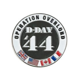 FOSTEX odznak D-DAY 44 se spojeneckými vlajkami
