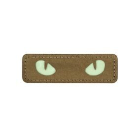 101INC nášivka CAT EYES velcro COYOTE - GLOW IN THE DARK