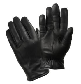 Rukavice kožené POLICE THERMOBLOCK ČERNÉ vel. L