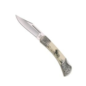 FOX Outdoor nůž zavírací dekor - jelen 19 cm BÍLÁ