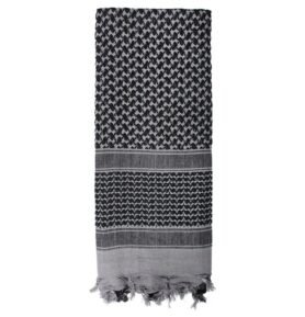 ROTHCO šátek SHEMAGH odlehčený ŠEDÝ 105 x 105 cm