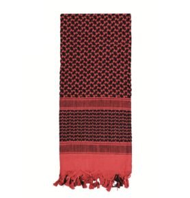 ROTHCO šátek SHEMAGH odlehčený ČERVENO-ČERNÝ 105 x 105 cm