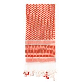 ROTHCO šátek SHEMAGH odlehčený ČERVENO-BÍLÝ 105 x 105 cm