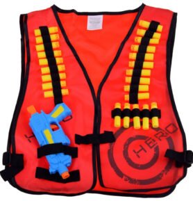 Nerf taktická Vesta s 25 náboji RED
