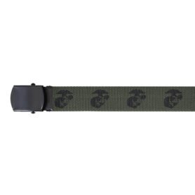ROTHCO opasek GLOBE & ANCHOR 135 cm ZELENÝ