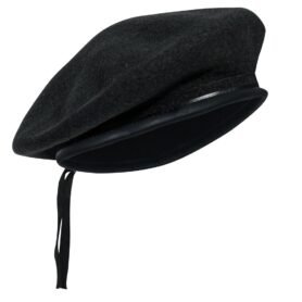 Baret MONTY vlněný ČERNÝ vel. XL
