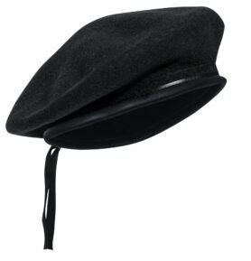 Baret MONTY vlněný ČERNÝ vel. L