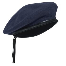 Baret MONTY vlněný TMAVĚ MODRÝ vel. XL