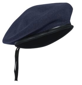 Baret MONTY vlněný TMAVĚ MODRÝ vel. XL