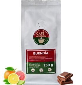 Café Montaña Buendía, zrnková káva Velikost balení: 250g