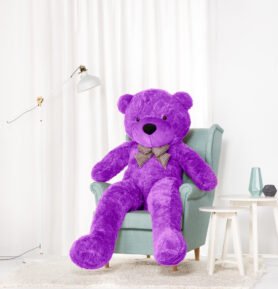 Velký plyšový medvěd Classico 190 cm fialový