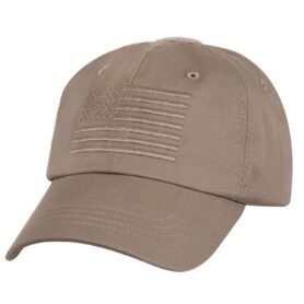 ROTHCO čepice baseball TACTICAL OPERATOR vlajka US KHAKI