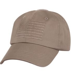 ROTHCO čepice baseball TACTICAL OPERATOR vlajka US KHAKI