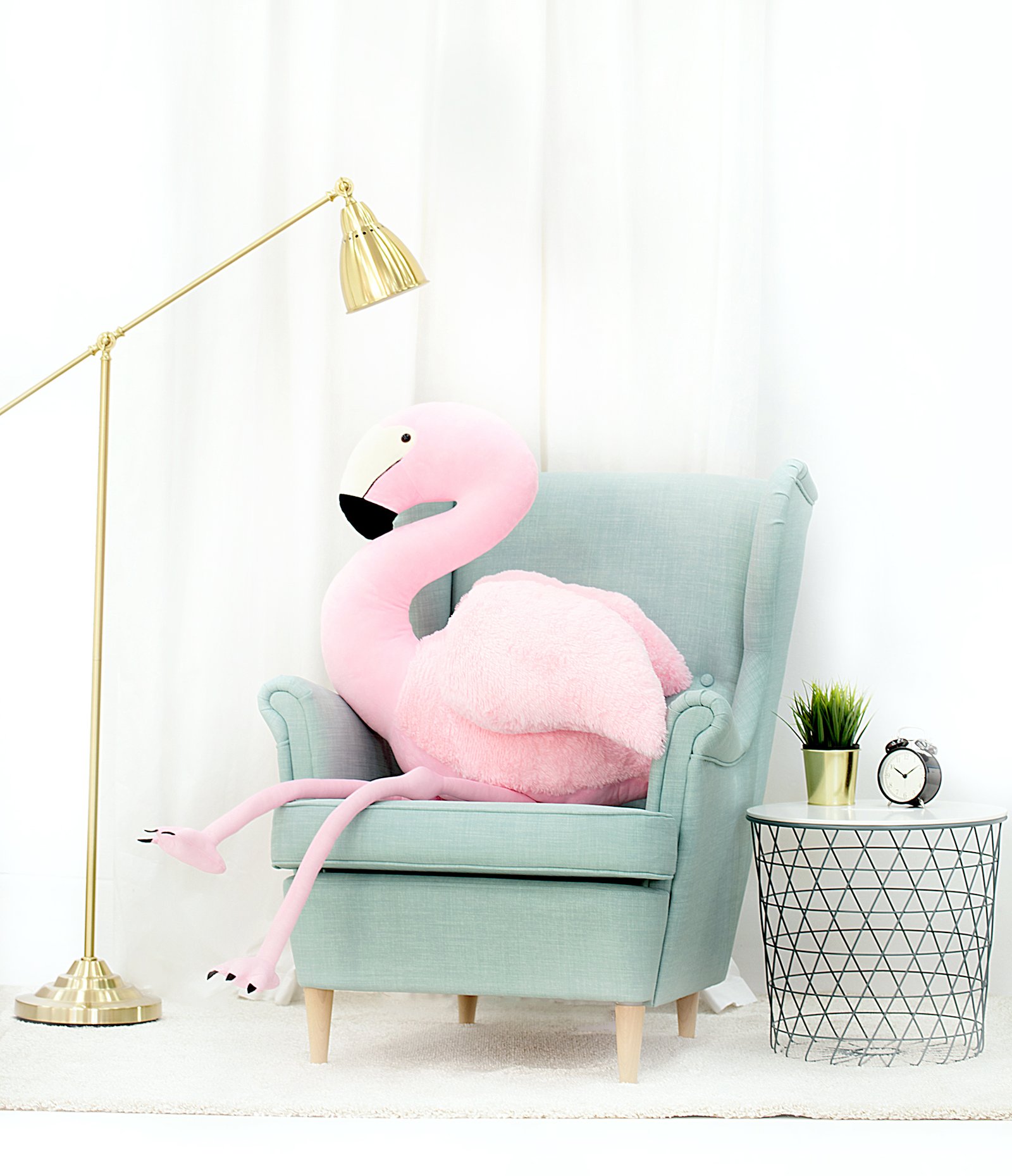 Velký plyšový plameňák 150 cm