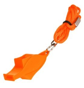 FOSCO píšťalka HIGH PITCH s provázkem ORANŽOVÁ