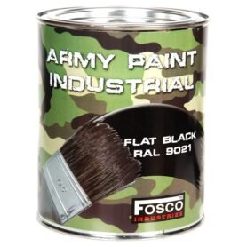 FOSCO barva ARMY nátěrová 1l RAL 9021 ČERNÁ
