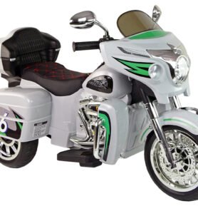 Dětská elektrická motorka Goldwing šedá
